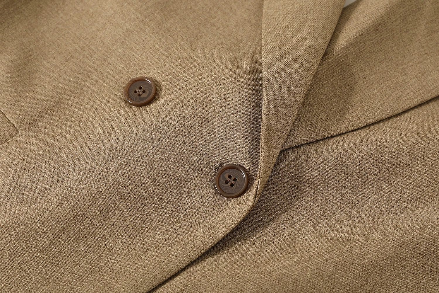 モード系 【M〜3XL対応】ダブルブレスト風 テーラードアウター