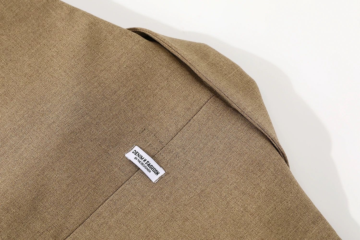 モード系 【M〜3XL対応】ダブルブレスト風 テーラードアウター