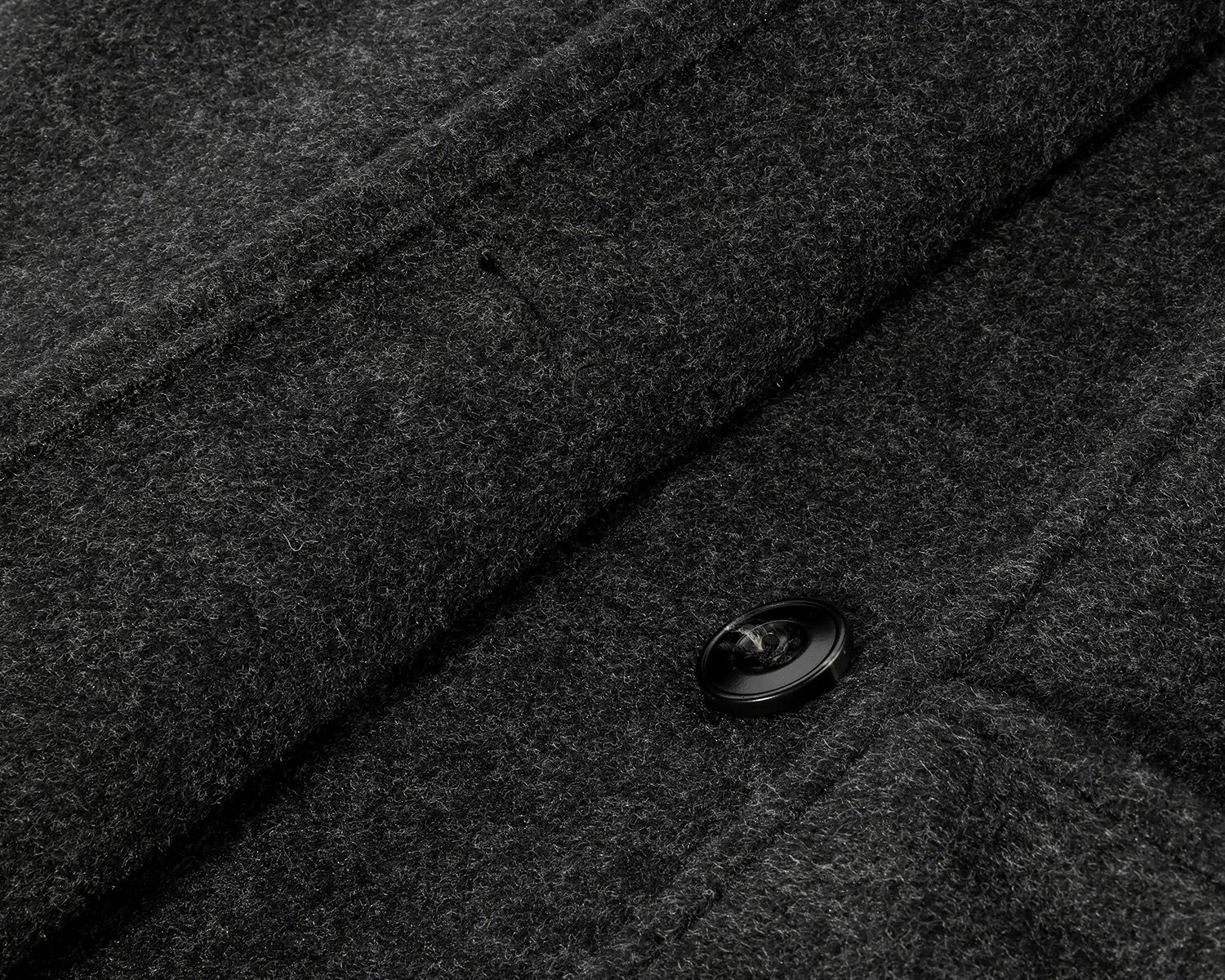 モード系 【S〜L展開】ウールライク ミドル丈ダブルアウター＋ショルダーバッグセット