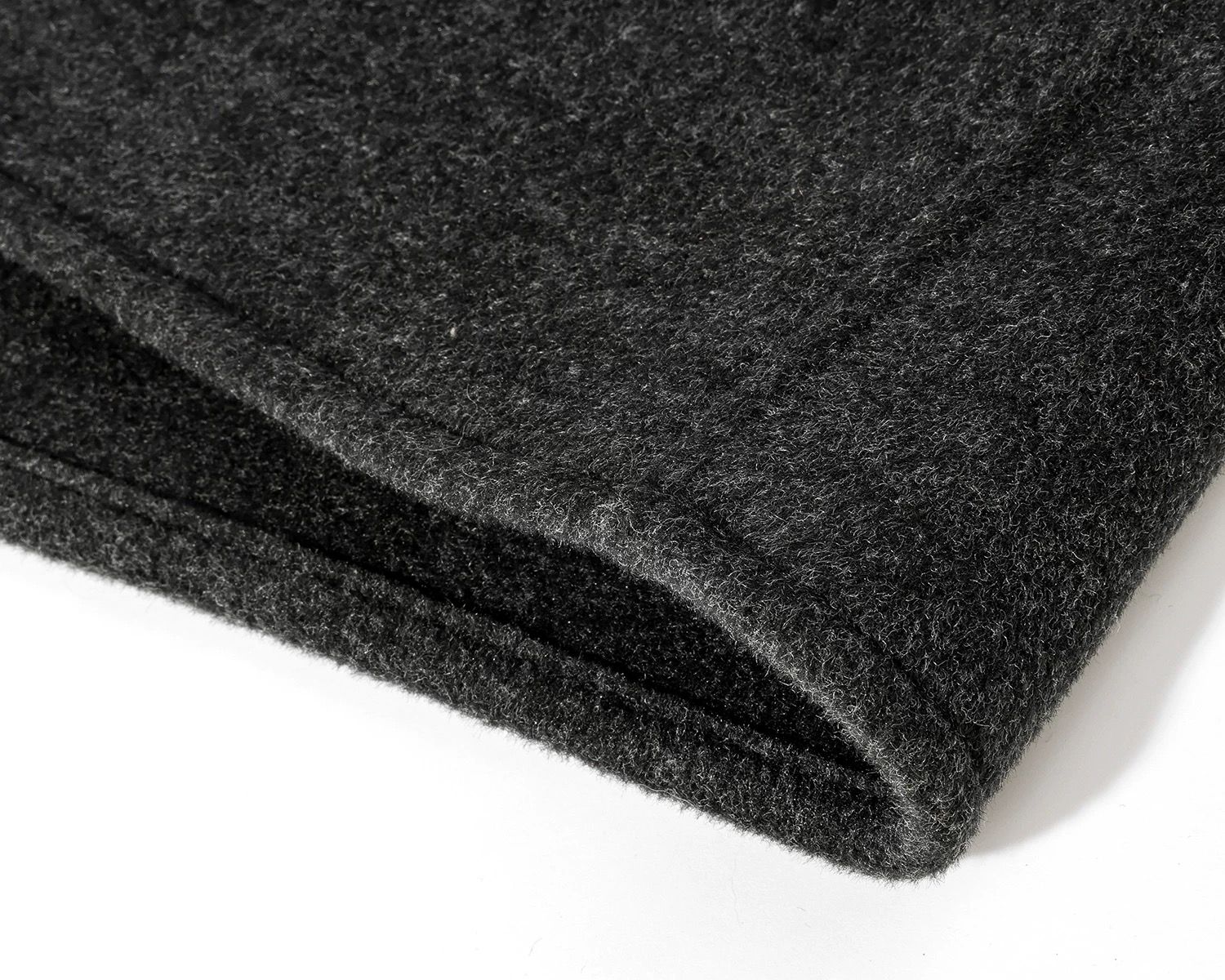 モード系 【S〜L展開】ウールライク ミドル丈ダブルアウター＋ショルダーバッグセット