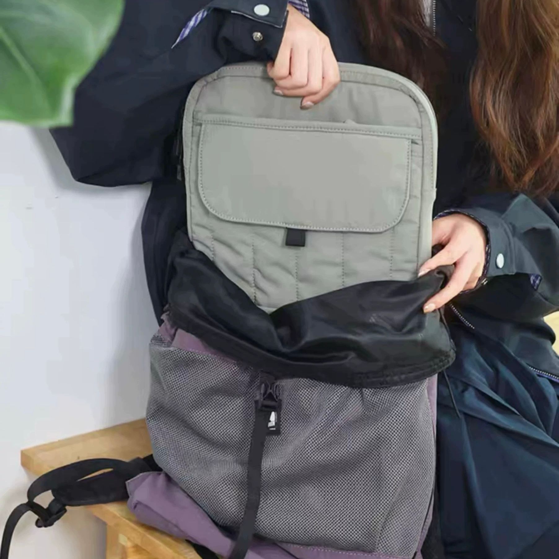 モード系 【PC対応】キルティングデザイン 2WAYショルダートートバッグ