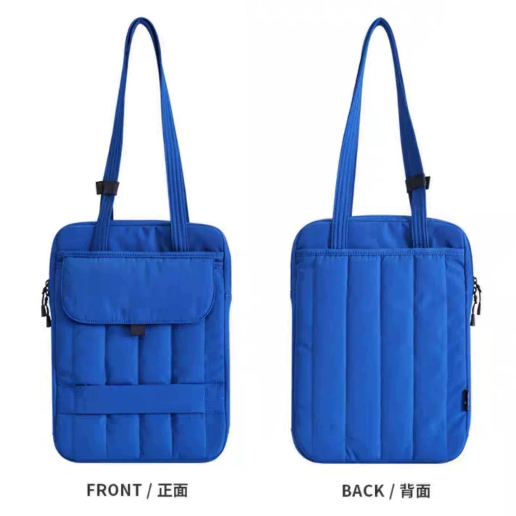 モード系 【PC対応】キルティングデザイン 2WAYショルダートートバッグ