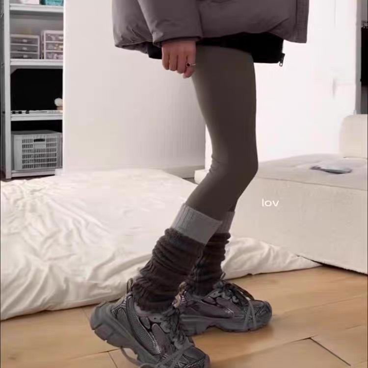 【1点無料】配色リブレッグウォーマーソックス｜お得なまとめ買いセット