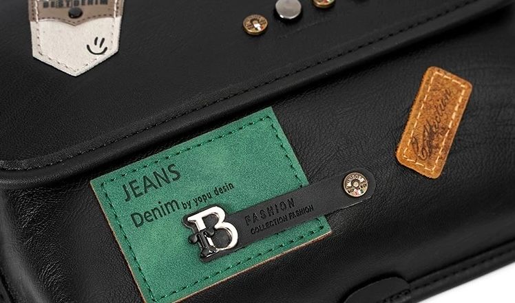 モード系 【ユニセックス】ヴィンテージ調レザーショルダーバッグ｜斜めがけメッセンジャー