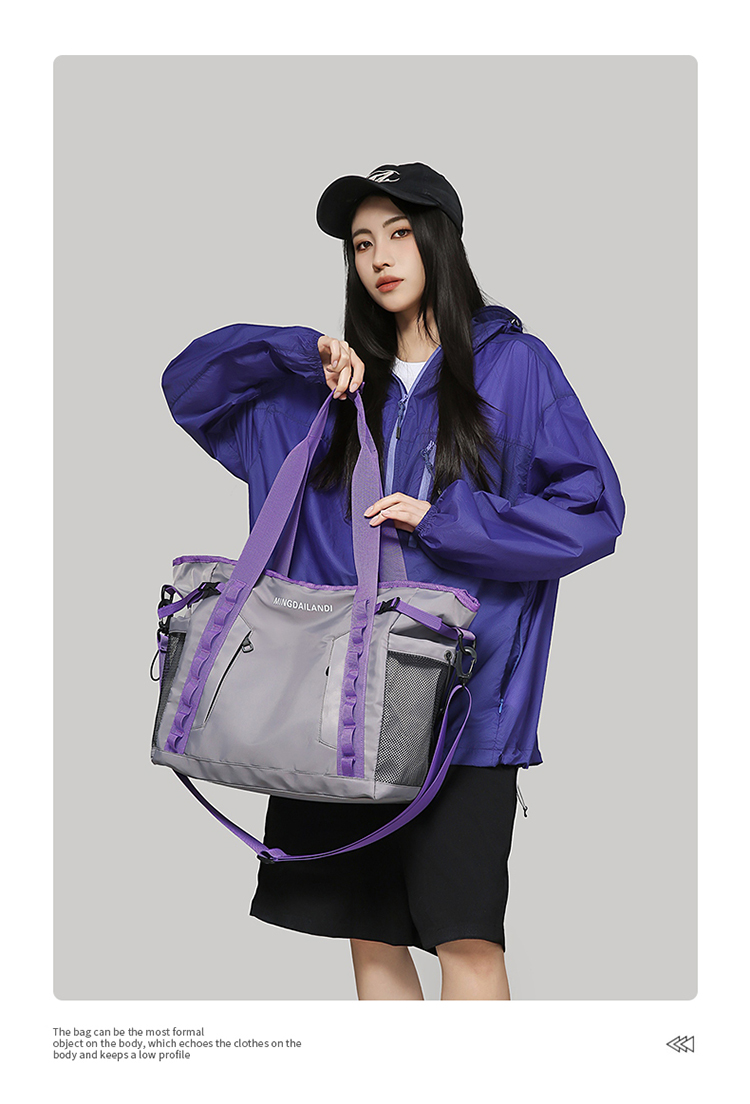 モード系 【防水・大容量】ビッグサイズ2WAYトートバッグ