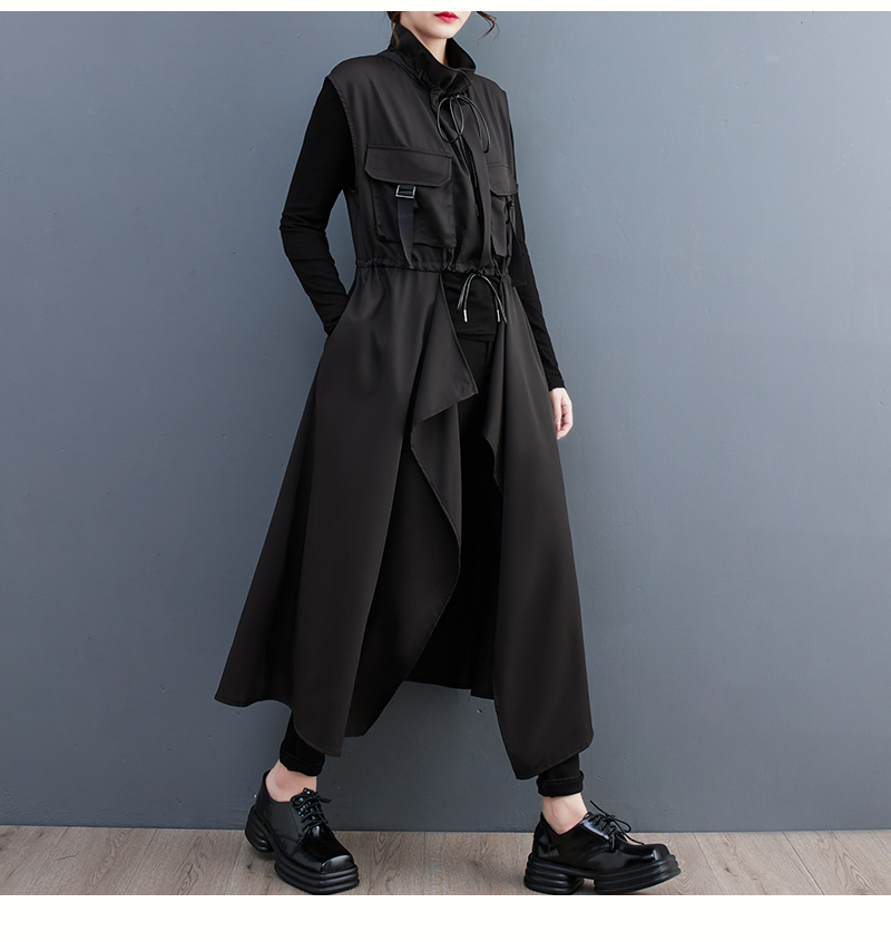 モード系ファッション【公式LINE限定価格】モードなロングアウター｜洗練シルエットで魅せる一着