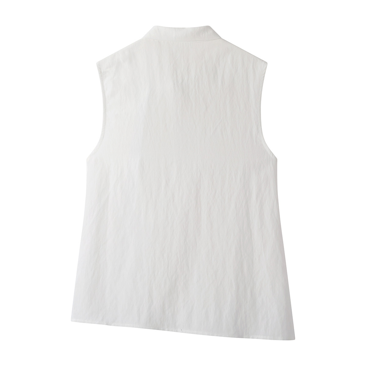 モード系 【M〜L対応】ボウタイデザイン ノースリーブトップス