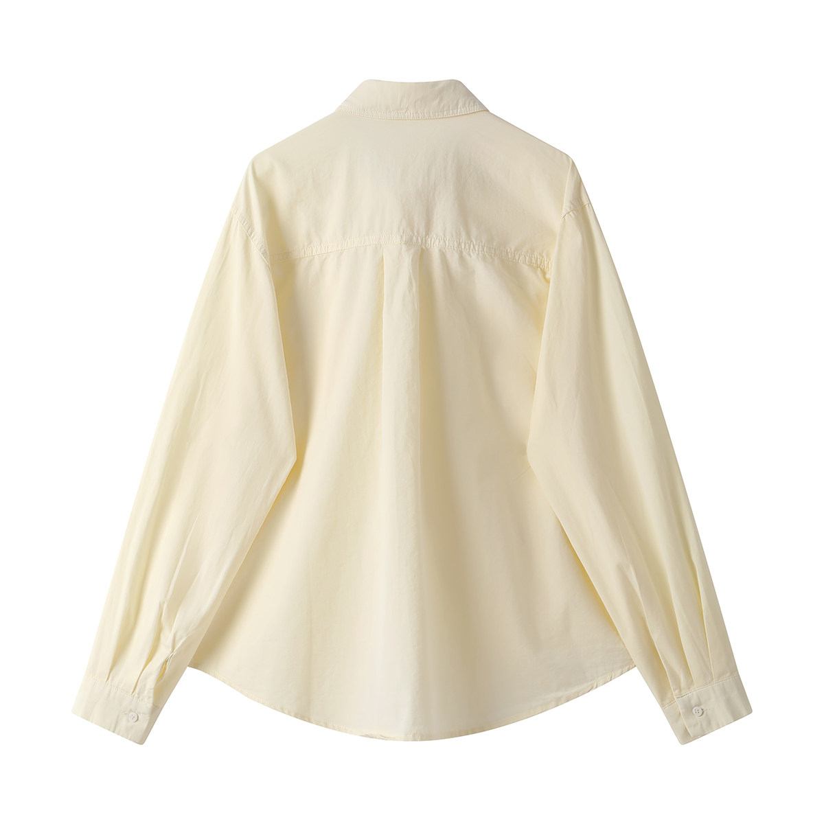 モード系 【S〜L対応】配色切替 スキッパーカラーシャツ｜全3色