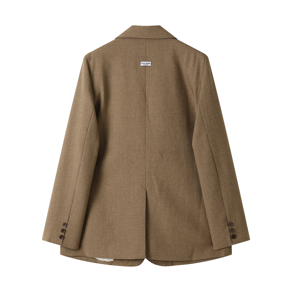 モード系 【M〜3XL対応】ダブルブレスト風 テーラードアウター