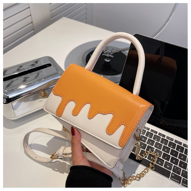 モード系 とろける芸術感覚 ミニハンドバッグ