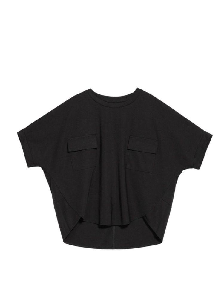モード系 【3色展開】ワイドシルエット コットンTシャツ｜モード感と着心地を両立した大人の抜け感トップス