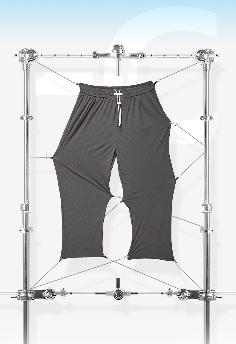 メンズカジュアルスーツ メンズ速乾ワイドパンツ 清涼感抜群春夏用スラックス