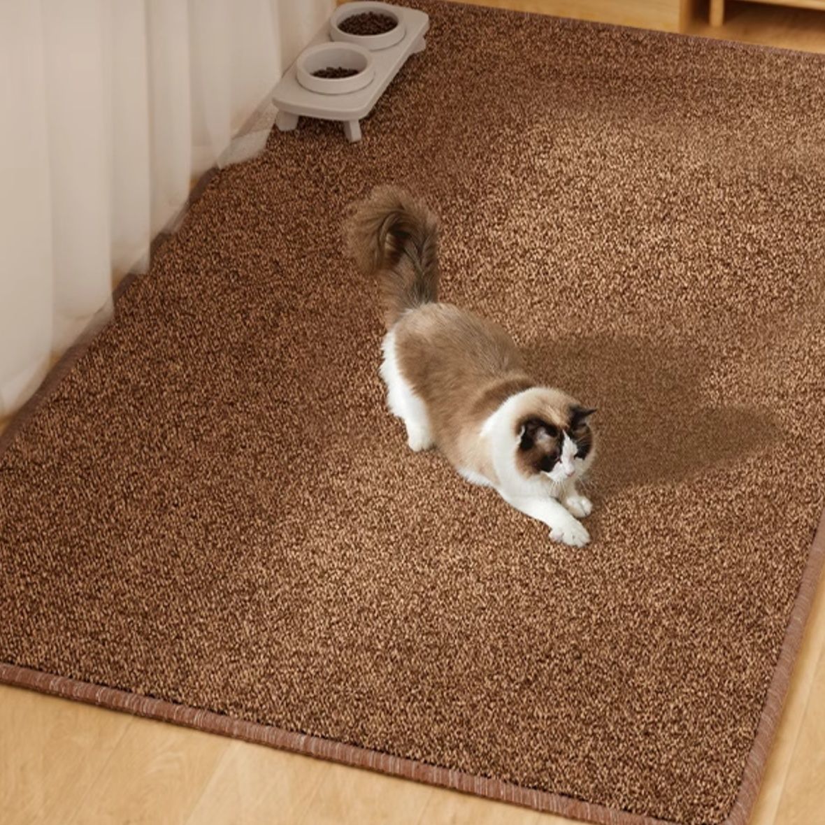 ペットマット ふわもこ猫の遊び場ラグマット