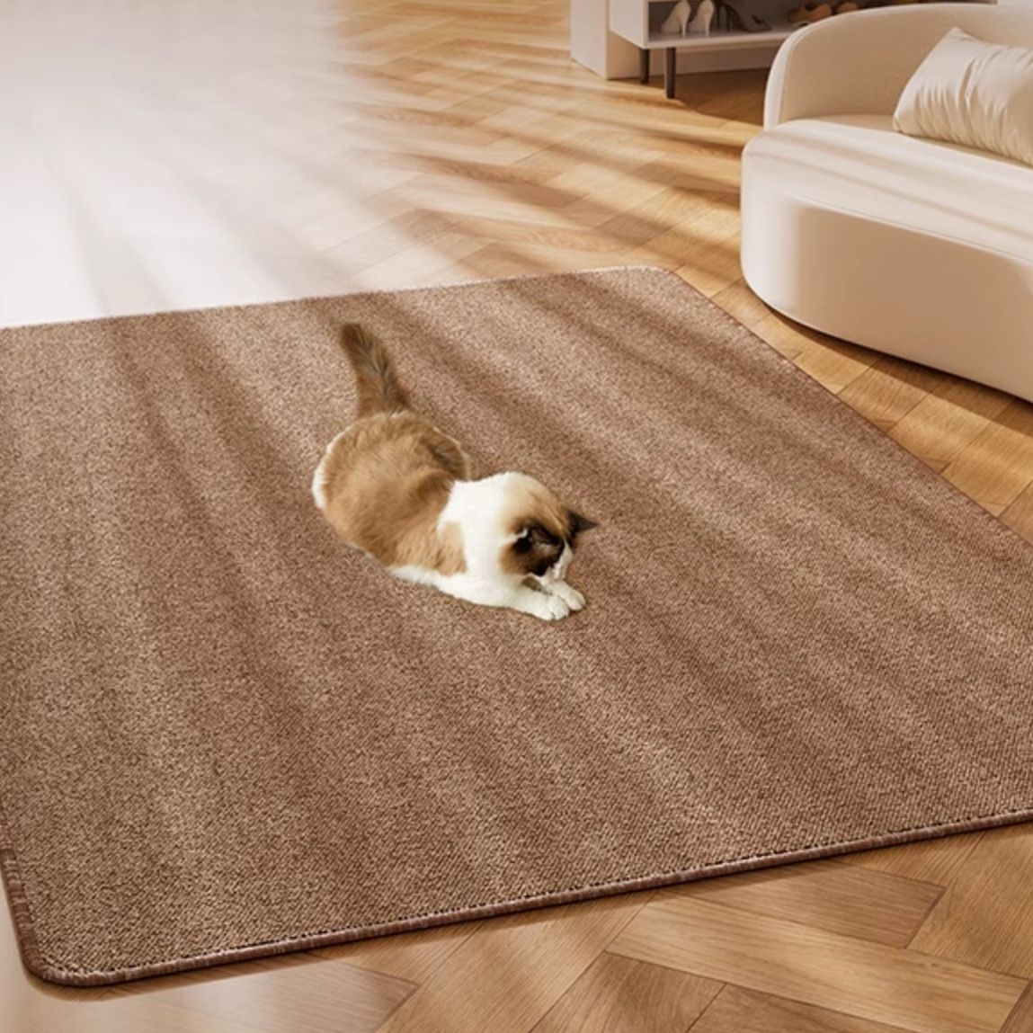 ペットマット ふわもこ猫の遊び場ラグマット