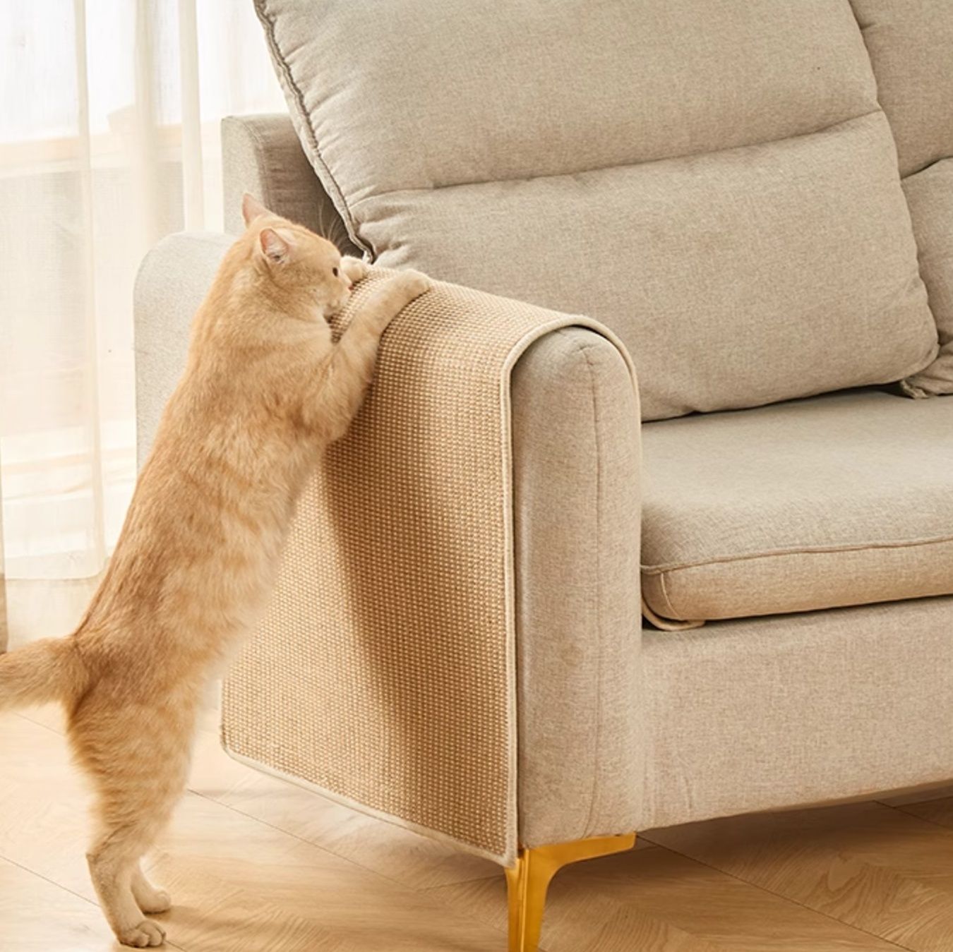 ペットマット 爪とぎ保護猫ラグマット