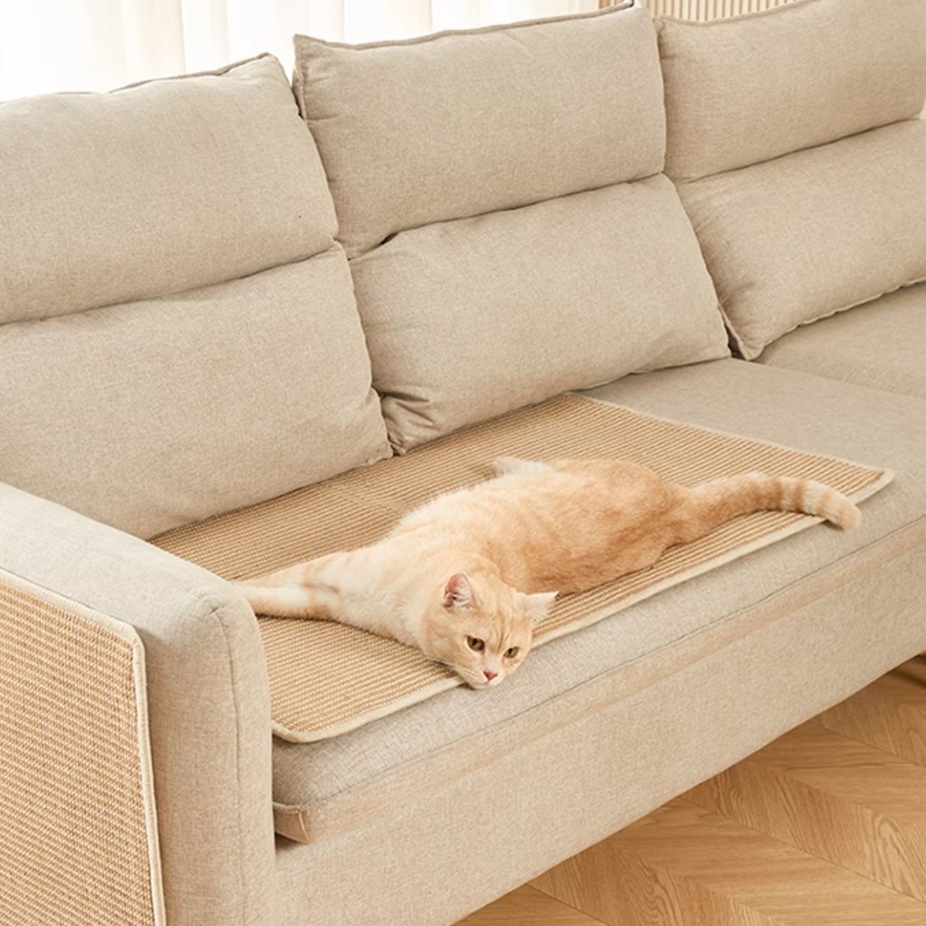 ペットマット 爪とぎ保護猫ラグマット