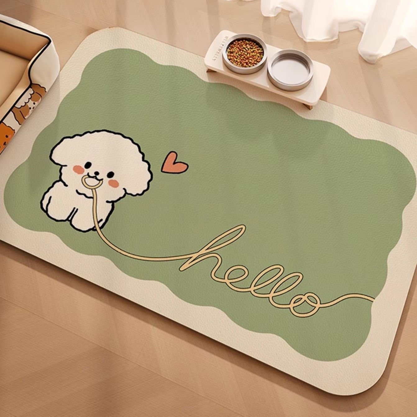 ペットマット わんにゃん喜ぶ肉球デザインマット