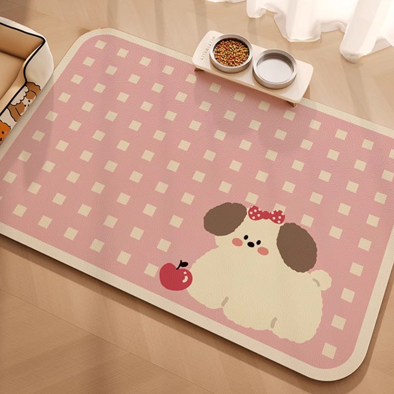 ペットマット わんにゃん喜ぶ肉球デザインマット