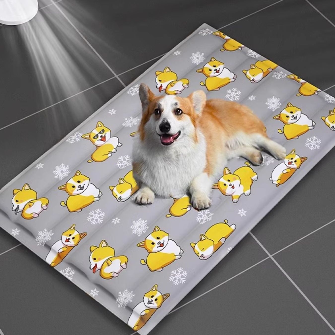 ペットマット キャラクター柄のわんこリラックスマット