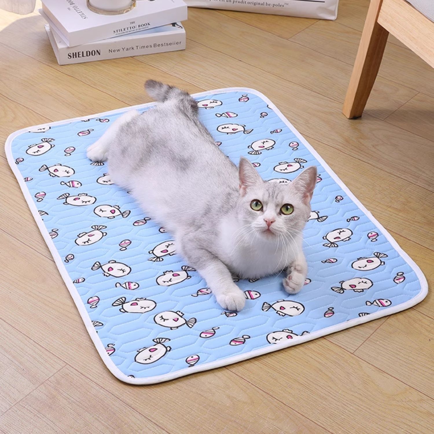 ペットマット ねこの休息所 かわいい柄マット