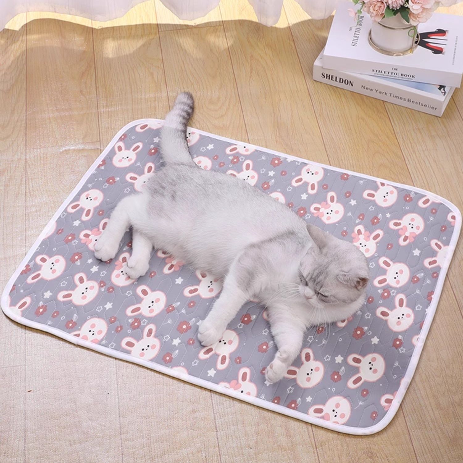 ペットマット ねこの休息所 かわいい柄マット