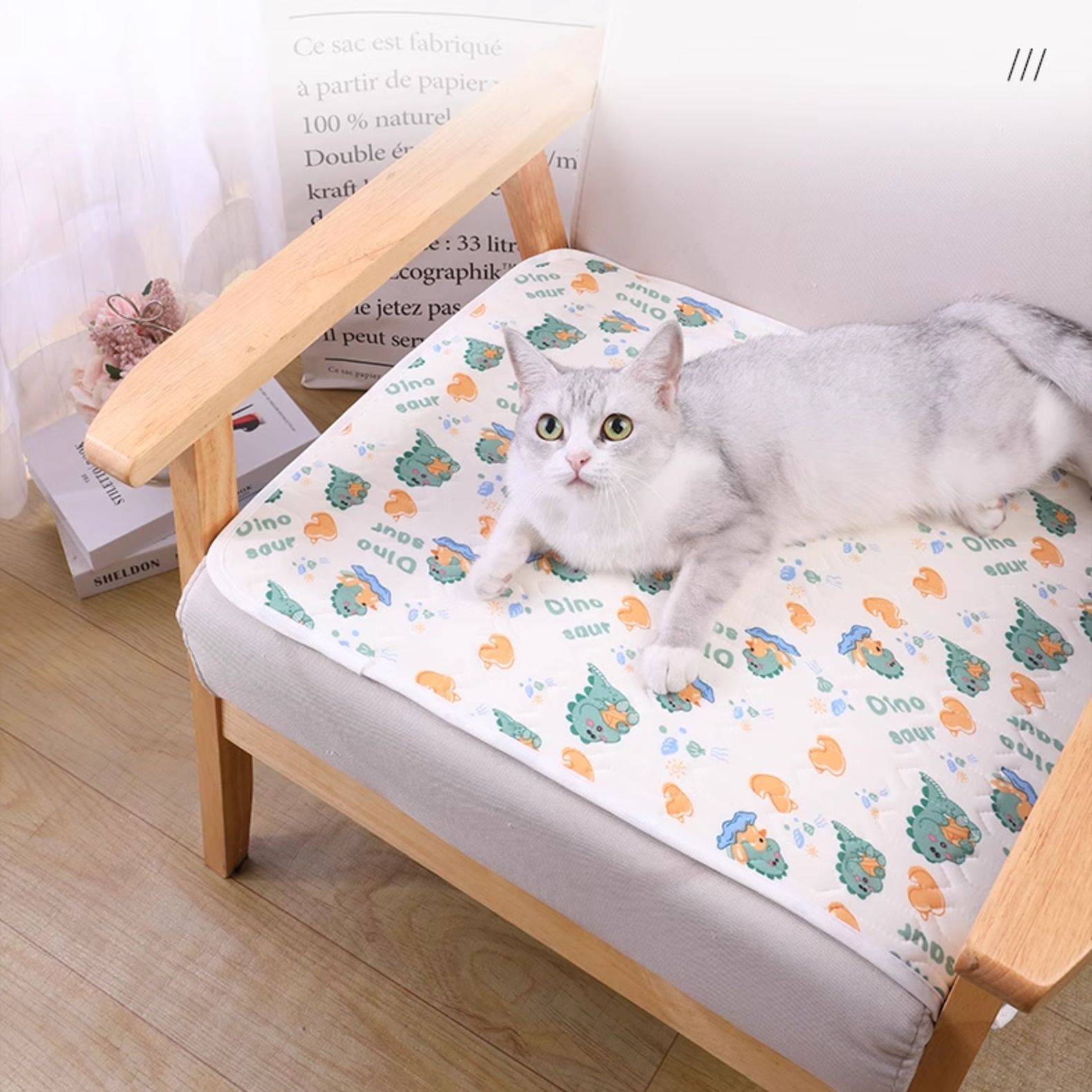 ペットマット ねこの休息所 かわいい柄マット