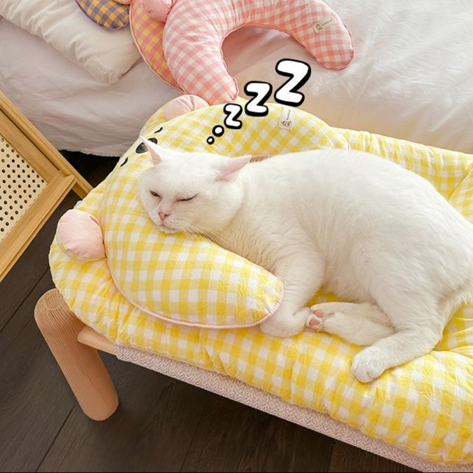 ペットマット くまさん頭枕 愛犬の安眠サポート