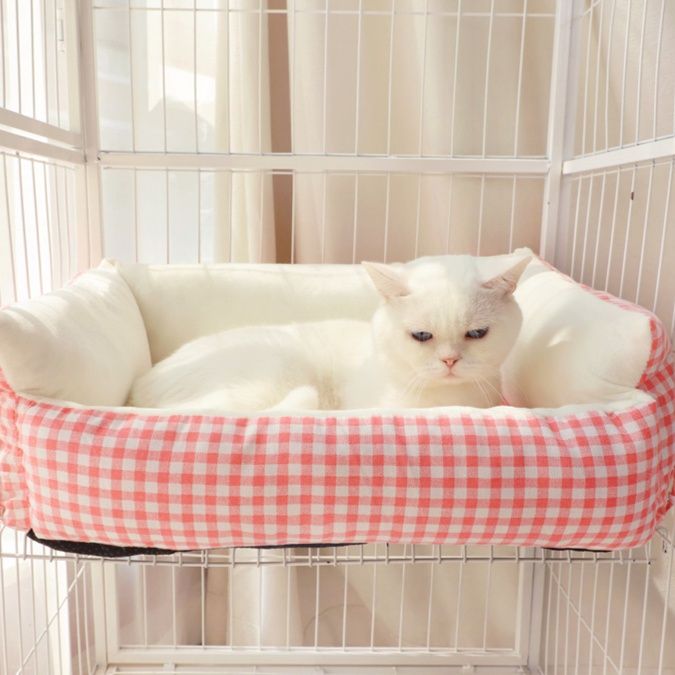 ペットマット ふわもこ多機能ケージ取付ベッド
