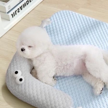 ペットマット ふわふわ枕付き安眠ペットマット