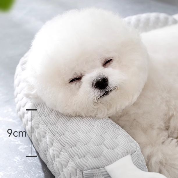 ペットマット ふわふわ枕付き安眠ペットマット