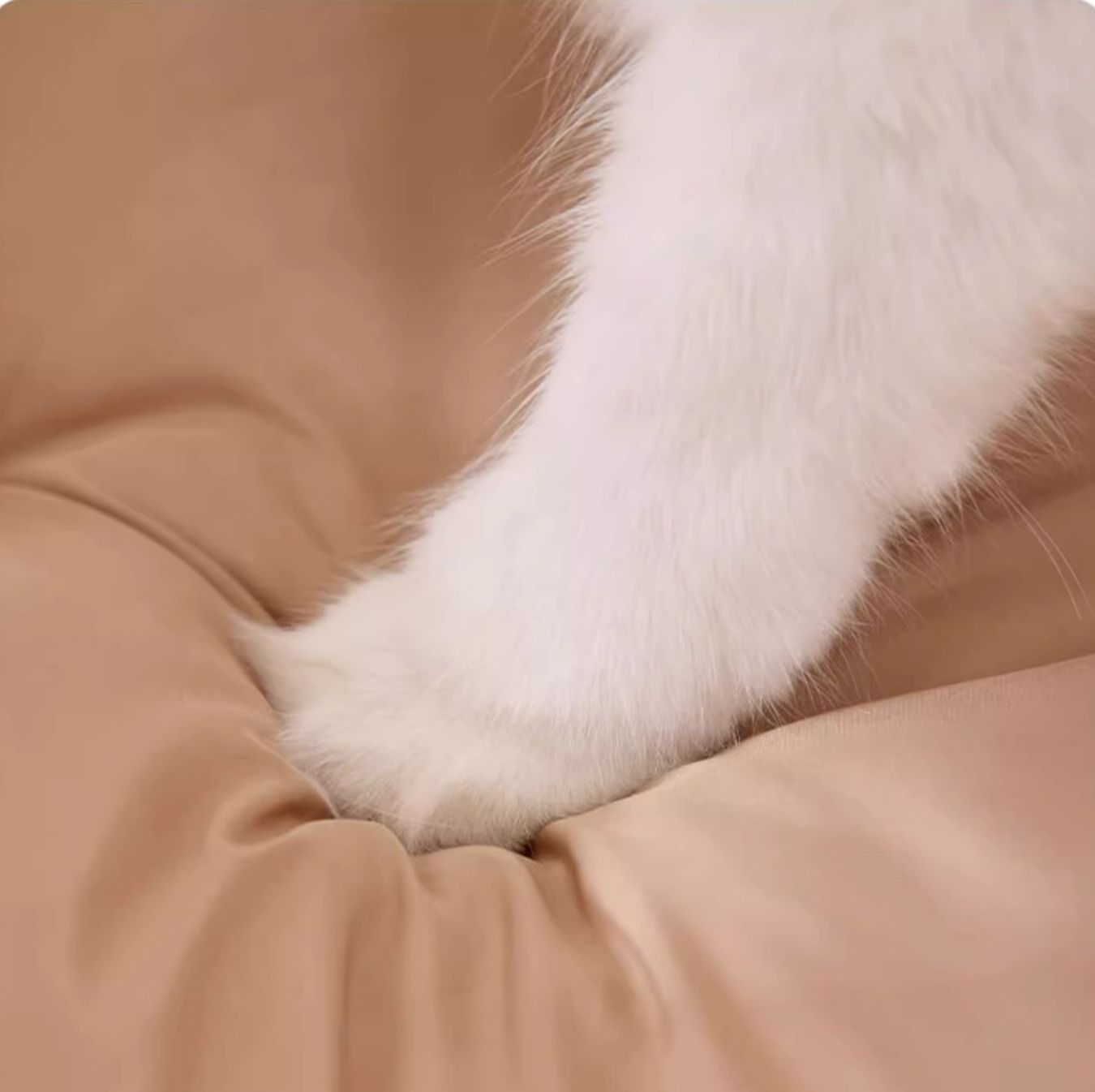 ペットマット ふわふわ包み込み型猫用安眠ベッド