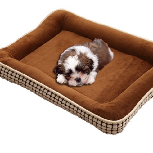 ペットマット 犬猫兼用 ふんわりやわらか四角型ペットベッド