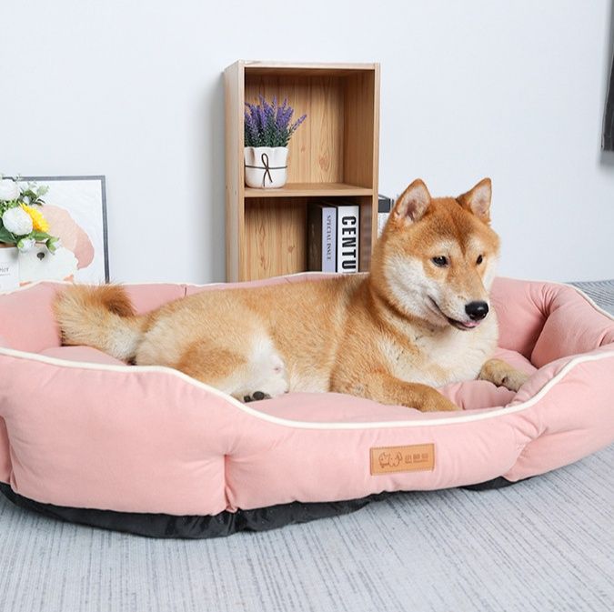 ペットマット 犬用 安眠快適八角形縁付きマット