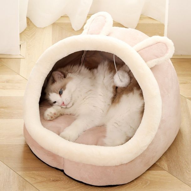 ペットマット 猫用 動物モチーフドーム型マット