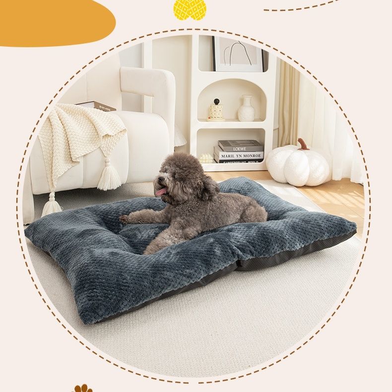 ペットマット 犬用 ふわふわ包み込む大判キルティングマット