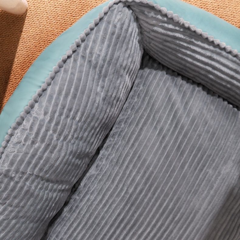 ペットマット 犬用 ふかふか編み縁取りソファ型ペットマット