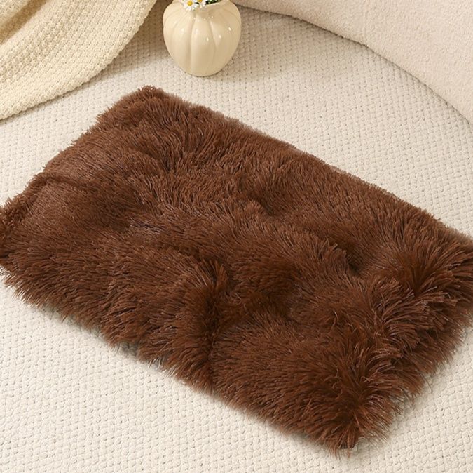 ペットマット 犬猫兼用 ふわふわ長毛仕上げ快適休息ペットマット