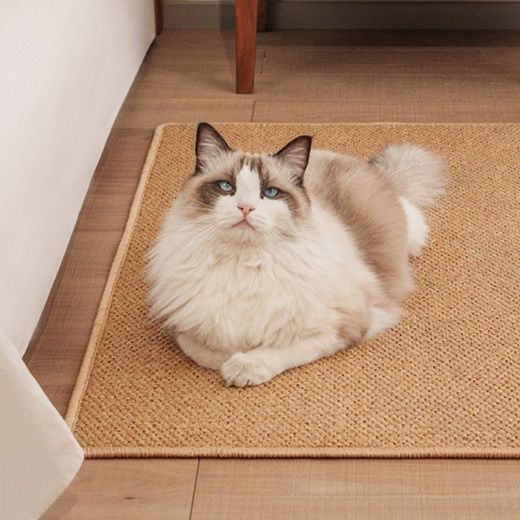 ペットマット 天然素材編み込み式猫用多機能ペットマット