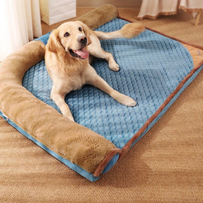 ペットマット 両面枕頭沙発ペットマット犬用快適ふわふわ大型犬対応