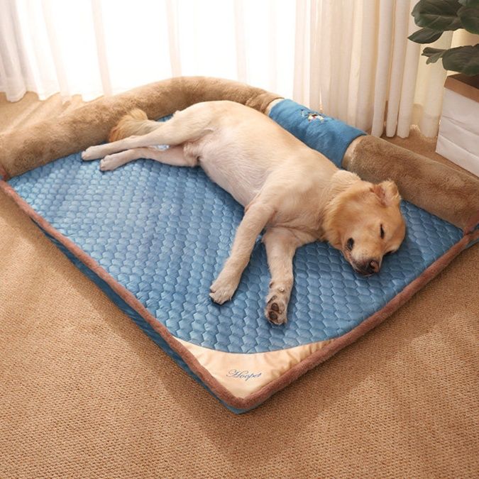 ペットマット 両面枕頭沙発ペットマット犬用快適ふわふわ大型犬対応