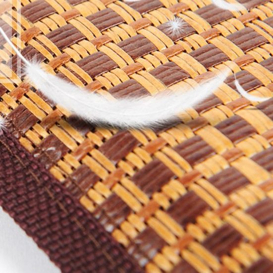 ペットマット 夏用ひんやり竹編みクールペットマット犬用