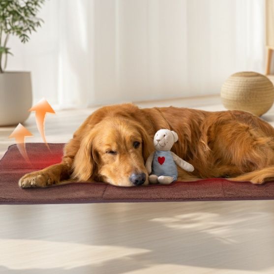 ペットマット アルミフィルム内蔵あったか保温ペットマット犬用