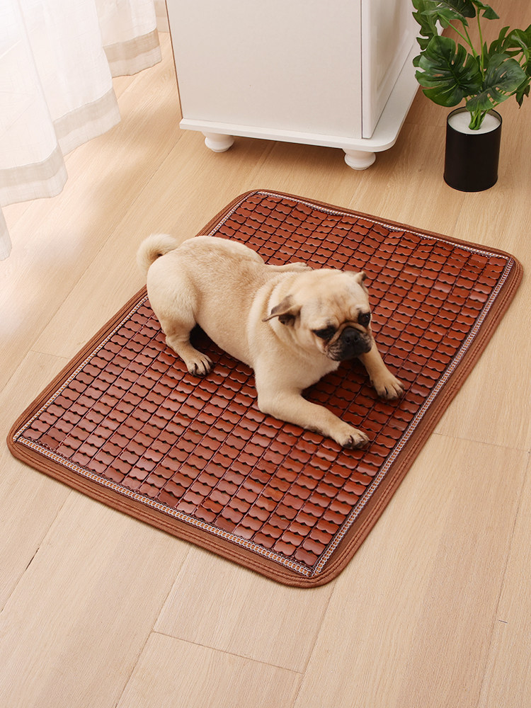 ペットマット 天然竹素材ひんやり冷感ペットマット犬猫兼用