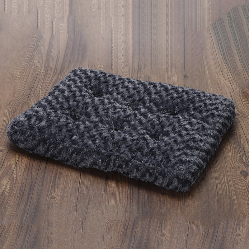 ペットマット ふわふわもこもこ巻き毛風犬用休息マット