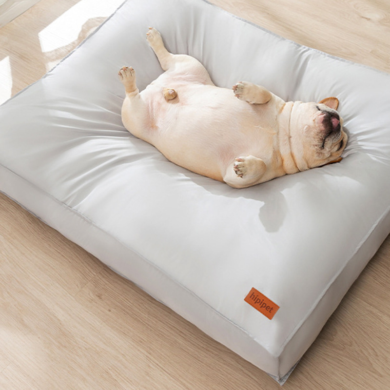 ペットマット 犬用ふかふか枕付き快眠ペットマット