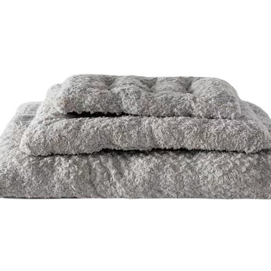 ペットマット ふわふわもこもこ巻き毛風犬用休息マット