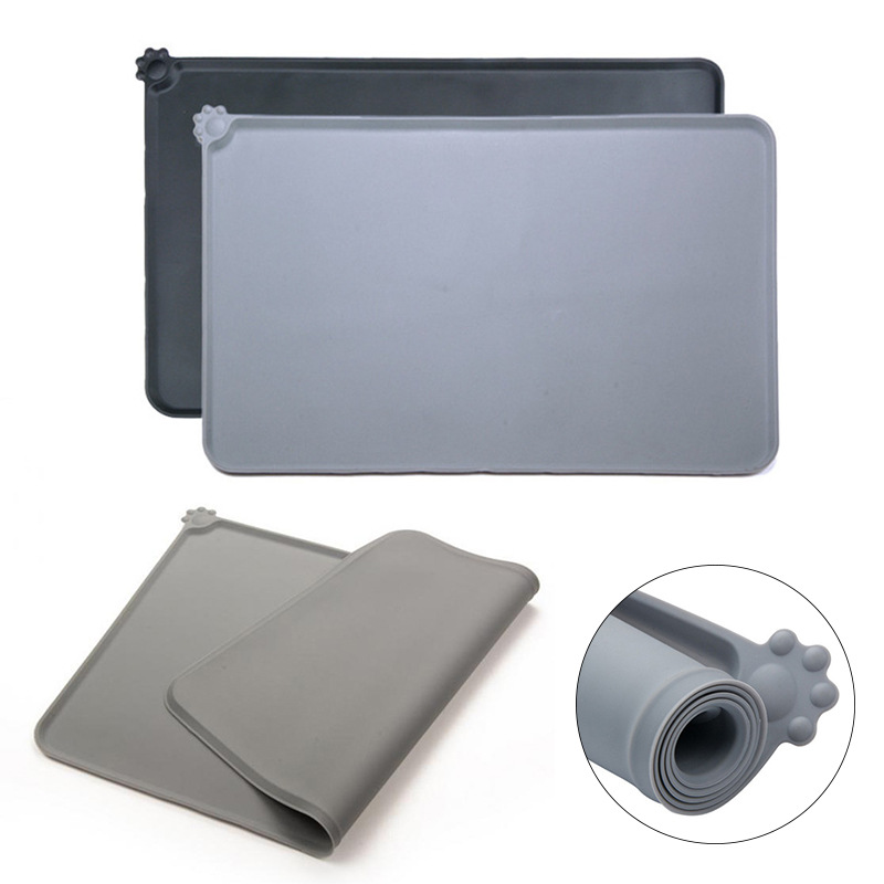 ペットマット 犬猫兼用 巻き取り式防水食事マット