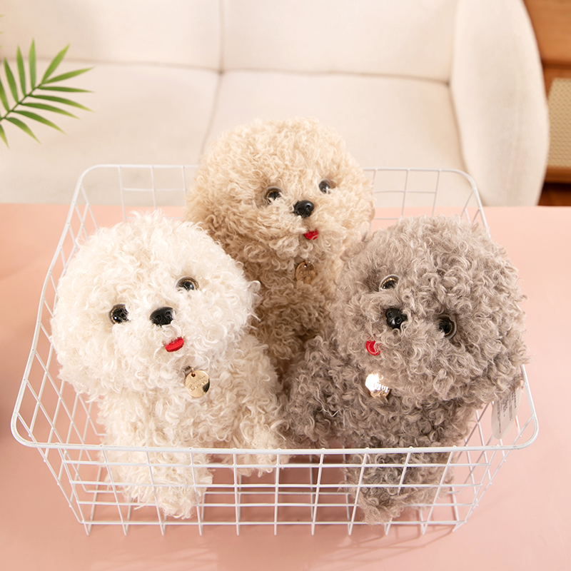 犬 ぬいぐるみ もふもふトイプードル抱っこ友達