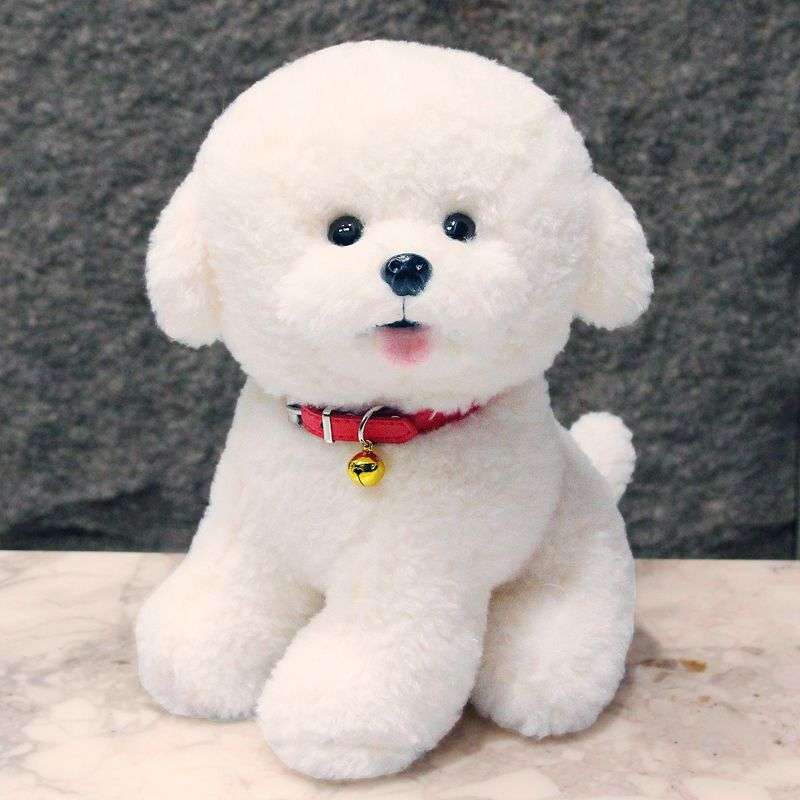 犬 ぬいぐるみ もこもこ癒やしの子犬ぬいぐるみ