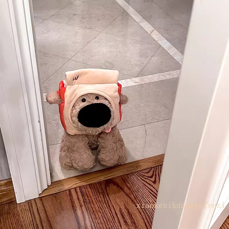 犬 ぬいぐるみ もぐもぐプードル君